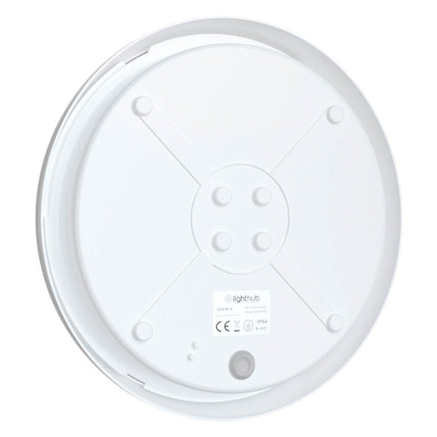 EUSTON Slim Bulkhead Light Fitting | LED 14W 1000lm | 4000K Neutral White | IP54 | 3hr Emergency Function