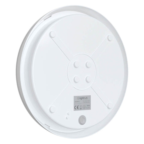 EUSTON Slim Bulkhead Light Fitting | LED 14W 1000lm | 4000K Neutral White | IP54 | 3hr Emergency Function