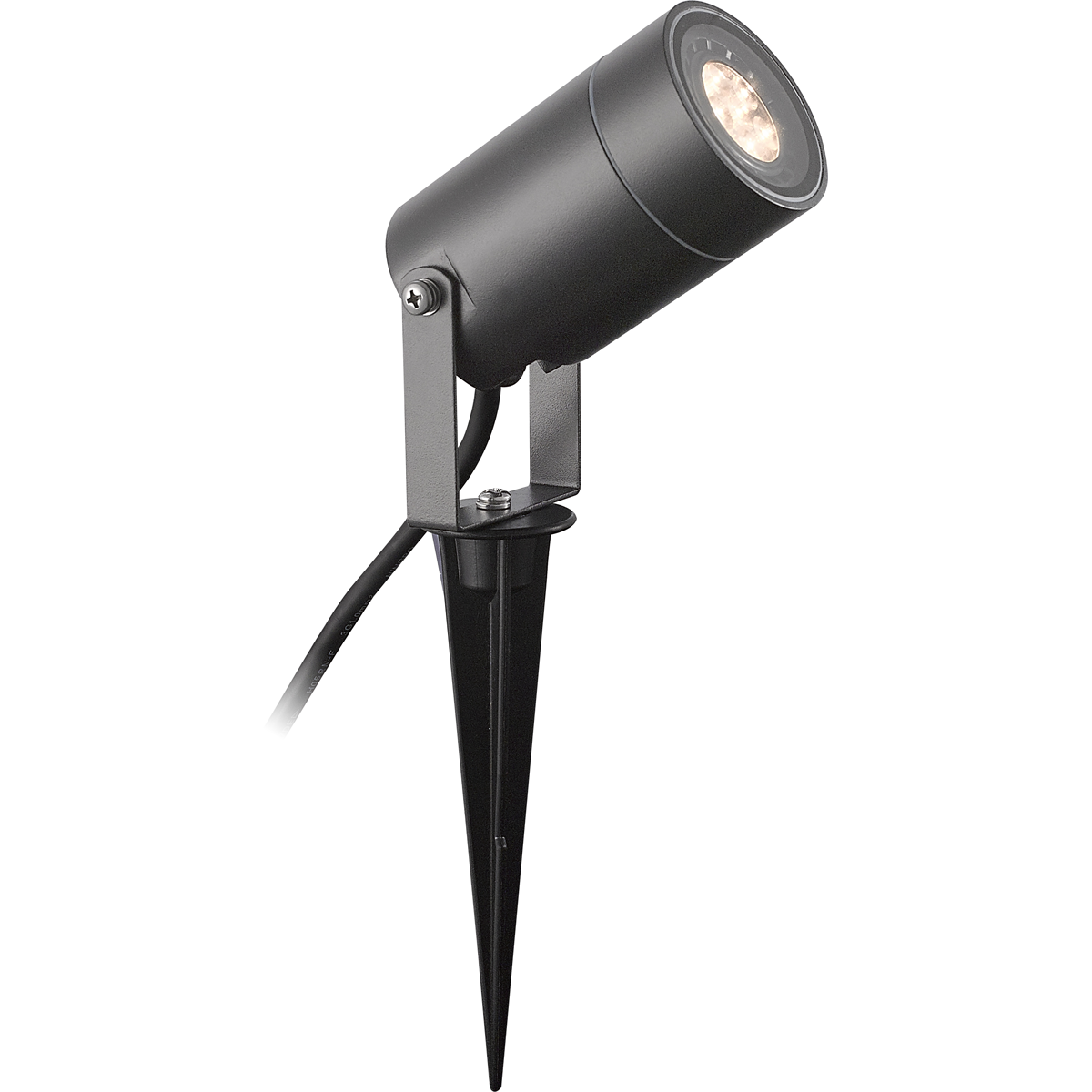 GU10 LED IP65 Outdoor Spike Garden Ground / Wall Adjustable Spot Light ...