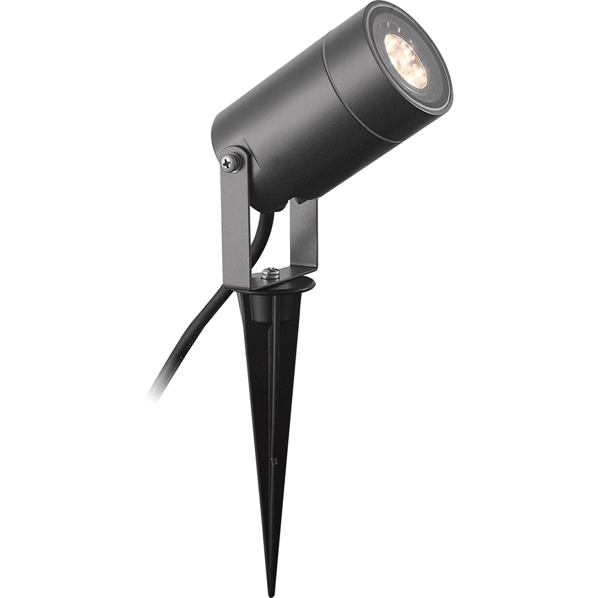 GU10 LED IP65 Outdoor Spike Garden Ground / Wall Adjustable Spot Light ...