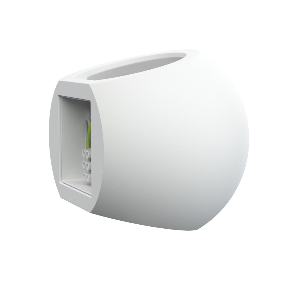BEXLEY G9 Round Paintable Plaster Uplighter Fitting | Up Down Light Effect | 3000K Warm White Dimmable