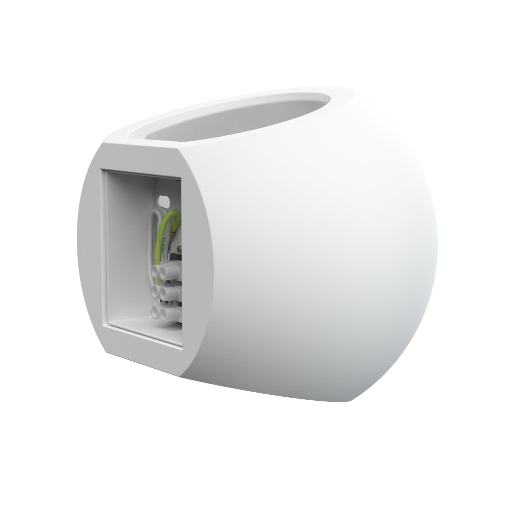 BEXLEY G9 Round Paintable Plaster Uplighter Fitting | Up Down Light Effect | 3000K Warm White Dimmable
