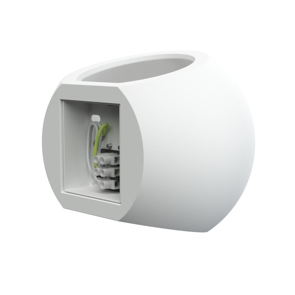 BEXLEY G9 Round Paintable Plaster Uplighter Fitting | Up Down Light Effect | 3000K Warm White Dimmable