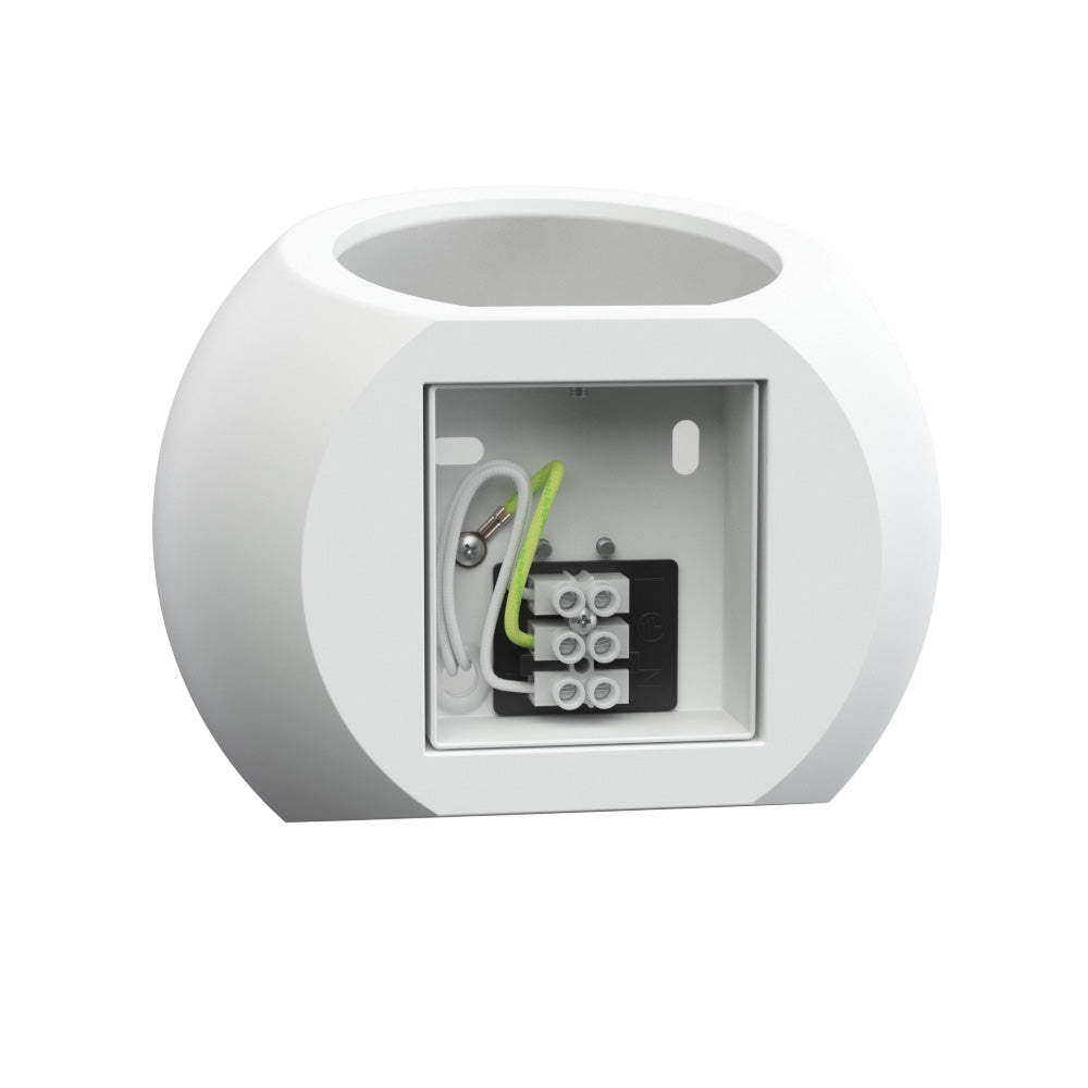 BEXLEY G9 Round Paintable Plaster Uplighter Fitting | Up Down Light Effect | 3000K Warm White Dimmable