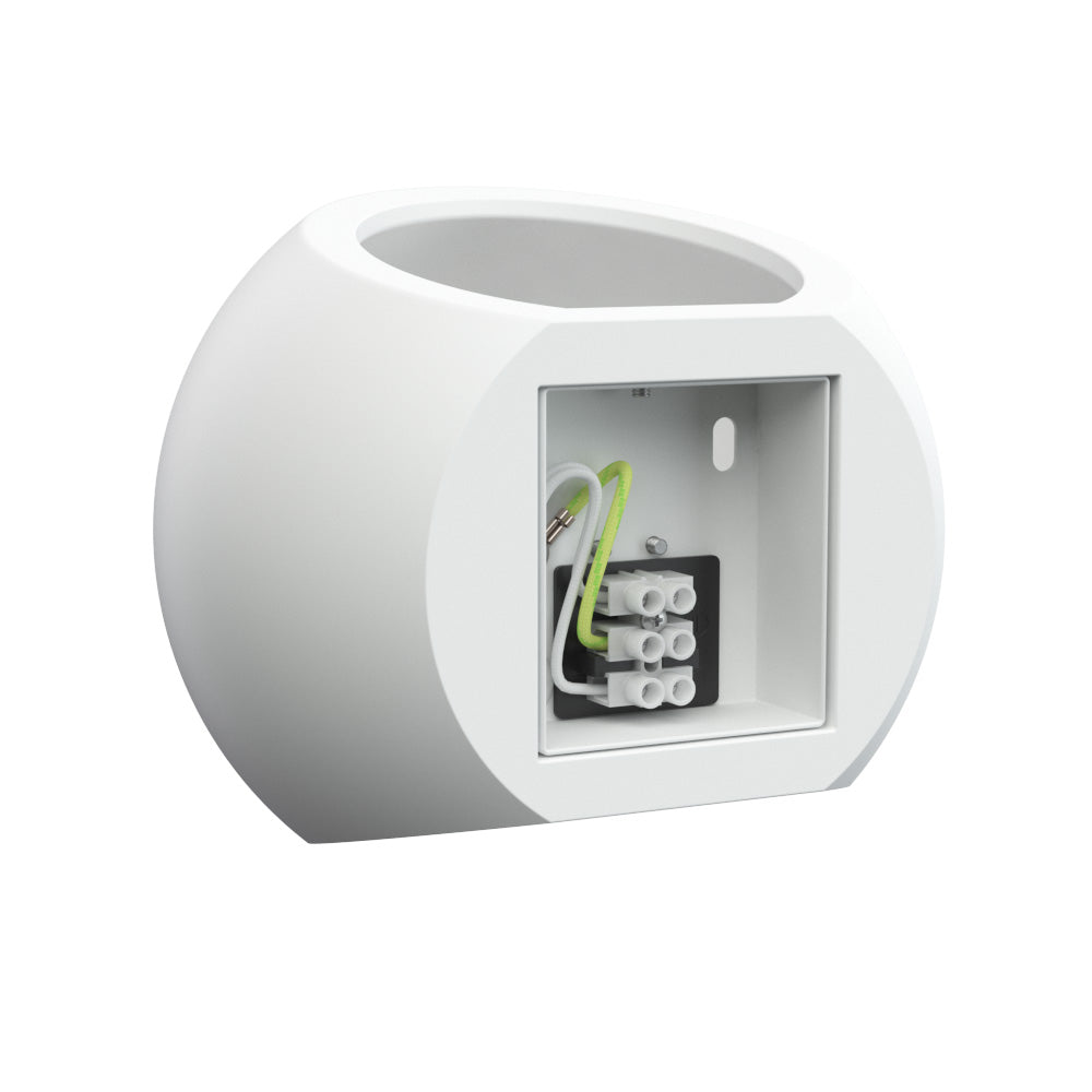 BEXLEY G9 Round Paintable Plaster Uplighter Fitting | Up Down Light Effect | 3000K Warm White Dimmable