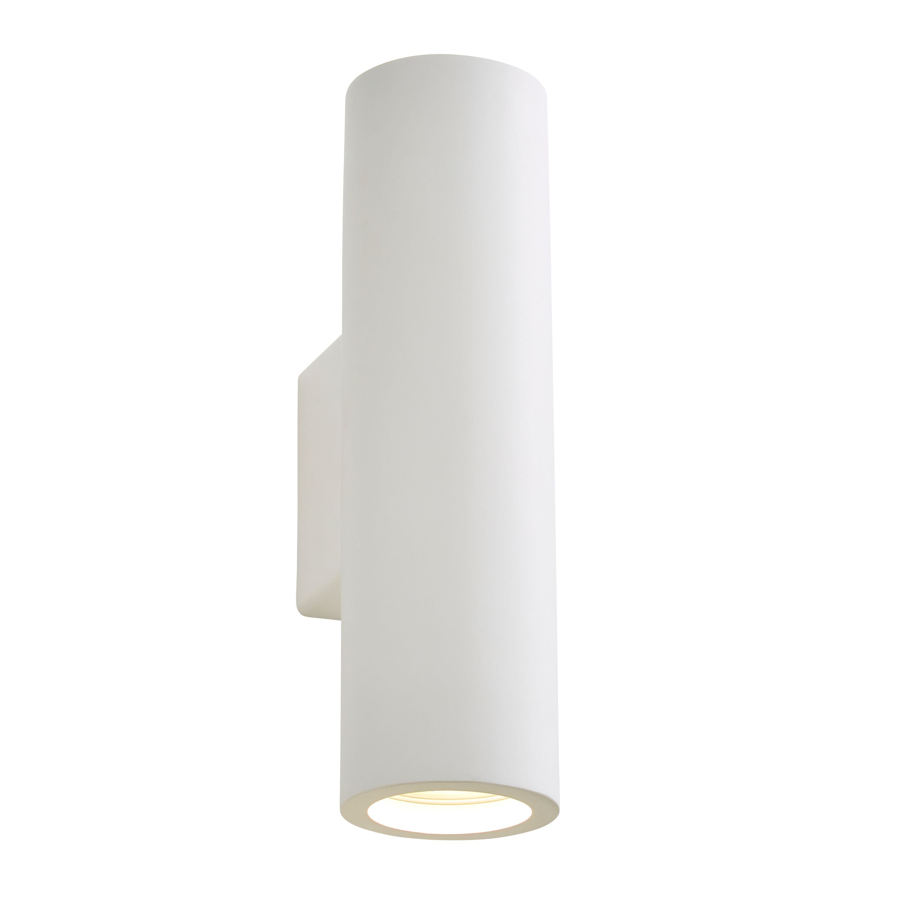 BURY GU10 Paintable Plaster Wall Uplighter | Up Down Light Effect ...