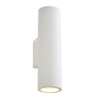BURY Cylinder Paintable Plaster Wall Uplighter Light | GU10 LED Dimmable | Up Down Light Effect