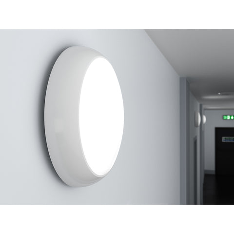 DALSTON Dome Bulkhead Light Fitting | LED 17W 1500lm | CCT Tri-Colour | IP65