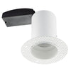 LED Plaster-in Fire Rated Trimless Round Downlight | GU10 | 6500K Daylight White