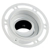 Plaster-in Trimless Round Downlight | Adjustable | GU10 | White