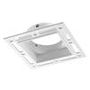 LED Plaster-in Trimless Square Downlight | Adjustable | GU10 | White | 3000K Warm White