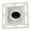 ELDON Plaster-in Trimless Square Downlight | Adjustable | GU10 | White