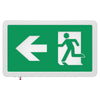 Over Door Fire Exit Box Running Man Light | LED 4W 200lm | 6000K Daylight White | IP20 | 3hr Emergency Function | Left Arrow