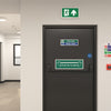 Over Door Fire Exit Box Running Man Light | LED 4W 200lm | 6000K Daylight White | IP20 | 3hr Emergency Function | Right Arrow