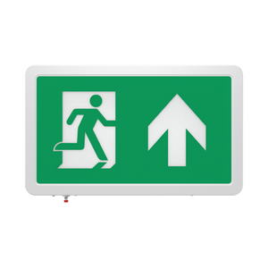 MAGNA Over Door Fire Exit Box Running Man Light | LED 4W 200lm | 6000K Daylight White | IP20 | 3hr Emergency Function | Left Arrow