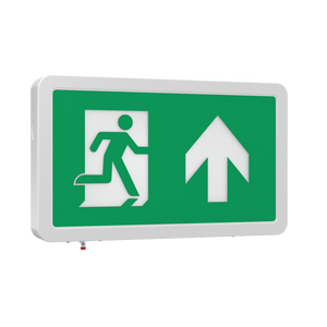 MAGNA Over Door Fire Exit Box Running Man Light | LED 4W 200lm | 6000K Daylight White | IP20 | 3hr Emergency Function | Left Arrow