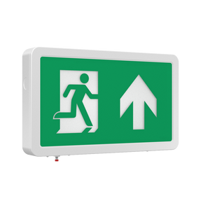 MAGNA Over Door Fire Exit Box Running Man Light | LED 4W 200lm | 6000K Daylight White | IP20 | 3hr Emergency Function | Left Arrow