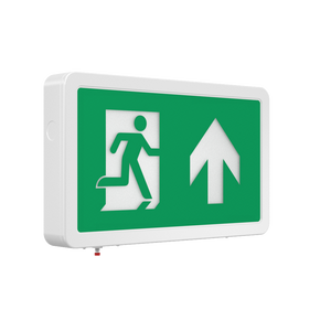 MAGNA Over Door Fire Exit Box Running Man Light | LED 4W 200lm | 6000K Daylight White | IP20 | 3hr Emergency Function | Left Arrow