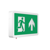 Over Door Fire Exit Box Running Man Light | LED 4W 200lm | 6000K Daylight White | IP20 | 3hr Emergency Function | Down Arrow