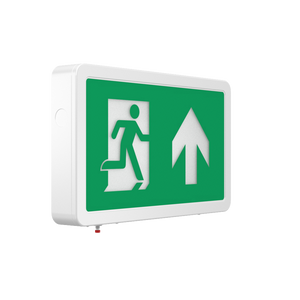MAGNA Over Door Fire Exit Box Running Man Light | LED 4W 200lm | 6000K Daylight White | IP20 | 3hr Emergency Function | Left Arrow