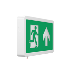 MAGNA Over Door Fire Exit Box Running Man Light | LED 4W 200lm | 6000K Daylight White | IP20 | 3hr Emergency Function | Left Arrow