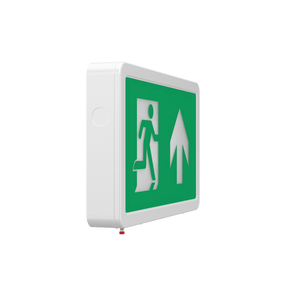 MAGNA Over Door Fire Exit Box Running Man Light | LED 4W 200lm | 6000K Daylight White | IP20 | 3hr Emergency Function | Down Arrow