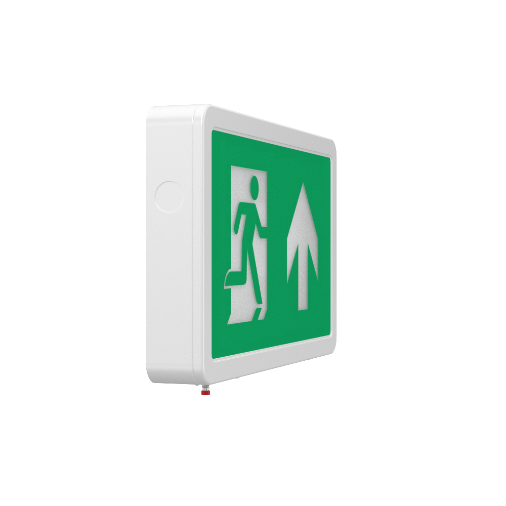 MAGNA Over Door Fire Exit Box Running Man Light | LED 4W 200lm | 6000K Daylight White | IP20 | 3hr Emergency Function | Left Arrow