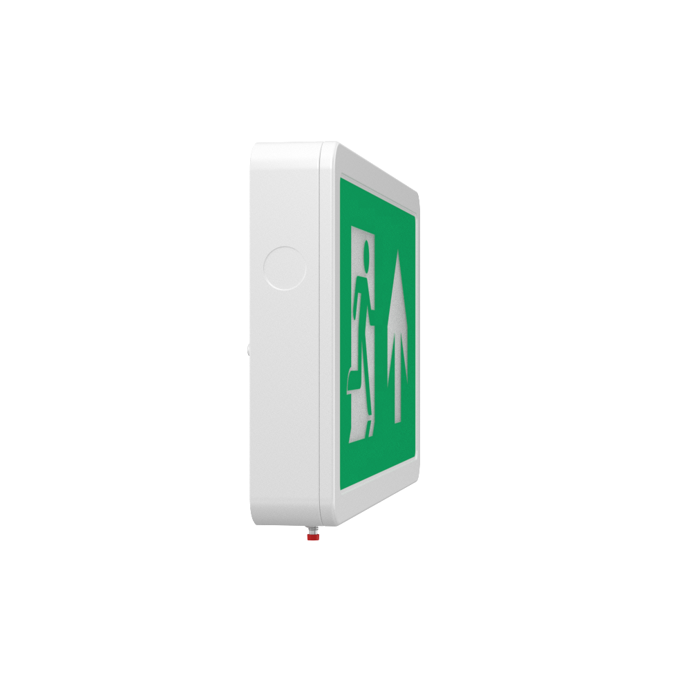 MAGNA Over Door Fire Exit Box Running Man Light | LED 4W 200lm | 6000K Daylight White | IP20 | 3hr Emergency Function | Left Arrow