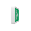 MAGNA Over Door Fire Exit Box Running Man Light | LED 4W 200lm | 6000K Daylight White | IP20 | 3hr Emergency Function | Down Arrow