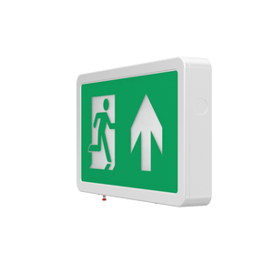 MAGNA Over Door Fire Exit Box Running Man Light | LED 4W 200lm | 6000K Daylight White | IP20 | 3hr Emergency Function | Left Arrow