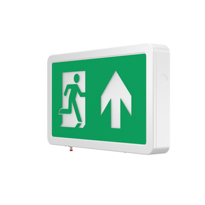 MAGNA Over Door Fire Exit Box Running Man Light | LED 4W 200lm | 6000K Daylight White | IP20 | 3hr Emergency Function | Left Arrow