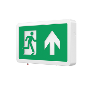 MAGNA Over Door Fire Exit Box Running Man Light | LED 4W 200lm | 6000K Daylight White | IP20 | 3hr Emergency Function | Left Arrow