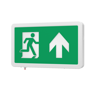MAGNA Over Door Fire Exit Box Running Man Light | LED 4W 200lm | 6000K Daylight White | IP20 | 3hr Emergency Function | Left Arrow