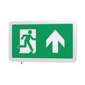 MAGNA Over Door Fire Exit Box Running Man Light | LED 4W 200lm | 6000K Daylight White | IP20 | 3hr Emergency Function | Left Arrow