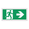 EDGE Slim Over Door Exit Box Running Man Light | LED 3W 200lm | 6000K Daylight White | IP20 | 3hr Emergency Function | RIGHT Arrow