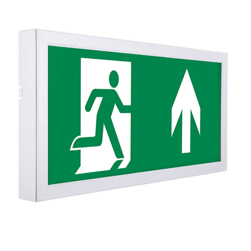 Exit Box EDGE Fire Exit Box Slim Over Door LED Sign Light | 3hr Emergency ...