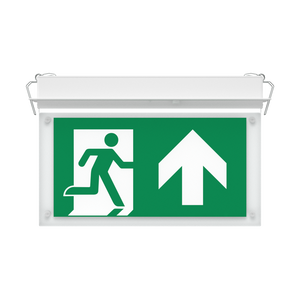 EDGE Recessed Ceiling Exit Running Man Sign Light | LED 3W 200lm | 6000K Daylight White | IP20 | 3hr Emergency Function