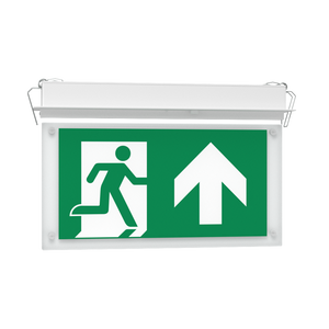 EDGE Recessed Ceiling Exit Running Man Sign Light | LED 3W 200lm | 6000K Daylight White | IP20 | 3hr Emergency Function