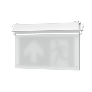 EDGE Recessed Ceiling Exit Running Man Sign Light | LED 3W 200lm | 6000K Daylight White | IP20 | 3hr Emergency Function