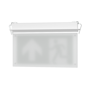 EDGE Recessed Ceiling Exit Running Man Sign Light | LED 3W 200lm | 6000K Daylight White | IP20 | 3hr Emergency Function