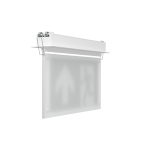EDGE Recessed Ceiling Exit Running Man Sign Light | LED 3W 200lm | 6000K Daylight White | IP20 | 3hr Emergency Function