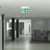 EDGE Surface Wall / Ceiling Exit Running Man Sign Light | LED 3W 200lm | 6000K Daylight White | IP20 | 3hr Emergency