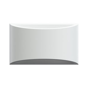 ALPHA G9 LED Curved Plaster Uplighter Fitting | Up Down Light Effect | 3000K Warm White Dimmable