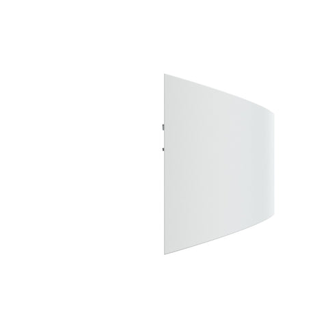 ALPHA G9 Curved Plaster Uplighter Wall Fitting | Up Down Light Effect