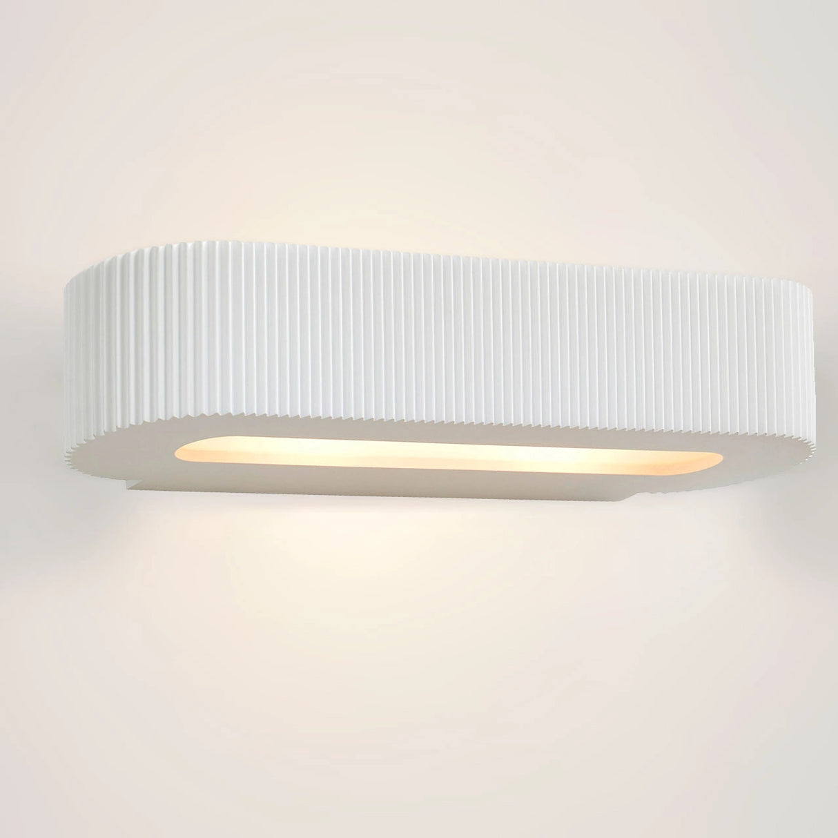 MELBURY Up Down Plaster Uplighter Wall Mounted Paintable Gypsum Indoor Light E14 SES