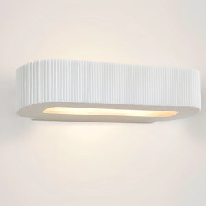 MELBURY Up Down Plaster Uplighter Wall Mounted Paintable Gypsum Indoor Light E14 SES