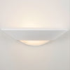 MILTON Half Moon Up Down Paintable Plaster Wall Uplighter Light | E27 | Up Down Light Effect