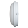 Side of SOHO 20W IP65 Small round ceiling or wall LED bulkhead light in white finish