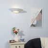 MILTON Half Moon Up Down Paintable Plaster Wall Uplighter Light | E27 | Up Down Light Effect