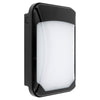 Photocell Dusk to Dawn LED Slim Exterior Wall Pack Bulkhead Light Outside Security Black -